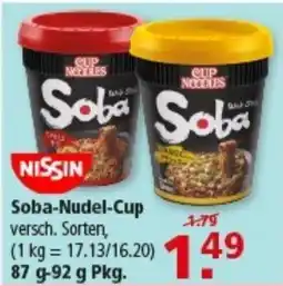 Multi Markt NISSIN Soba-Nudel-Cup Angebot