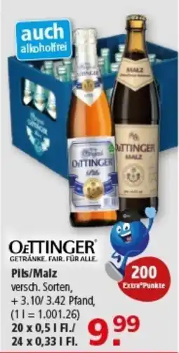 Multi Markt OETTINGER Pils/Malz Angebot