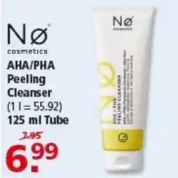 Multi Markt Nø cosmetics AHA/PHA Peeling Cleanser Angebot