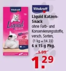 Multi Markt Vitakraft Liquid Snack Angebot