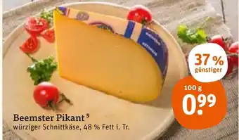 tegut Beemster Pikant 100g Angebot