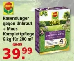 Multi Markt Rasendünger gegen Unkraut + Moos Komplettpflege Angebot