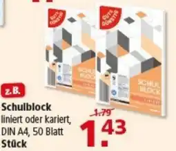 Multi Markt Schulblock Angebot