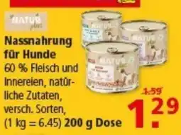 Multi Markt Natur plus Nassnahrung für Hunde Angebot