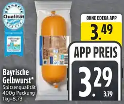 Edeka Bayrische Gelbwurst Angebot