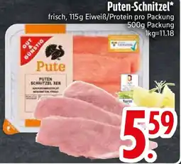 Edeka Gut & Gunstig Puten-Schnitzel Angebot
