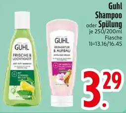 Edeka Guhl Shampoo oder Spülung Angebot
