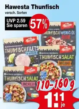 Krümet Sonderposten Hawesta Thunfisch Angebot