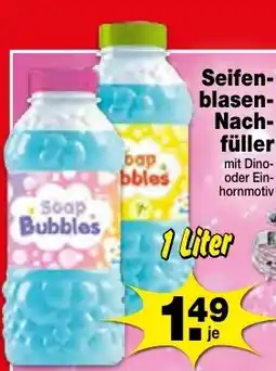 Krümet Sonderposten Soap Bubbles Seifenblasen-Nachfüller Angebot