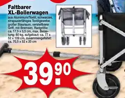Krümet Sonderposten Faltbarer XL-Bollerwagen Angebot