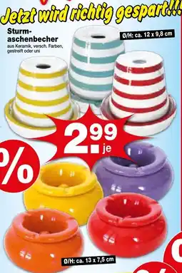 Krümet Sonderposten Sturmaschenbecher Angebot