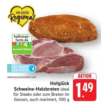 Schmidt's Märkte Hofglück Schweine-Halsbraten Angebot