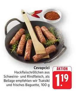 SBK Cevapcici Hackfleischr"ollchen aus Schweine- und Rindfleisch Angebot