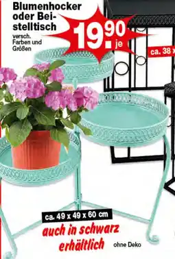 Krümet Sonderposten Blumenhocker oder Beistelltisch Angebot