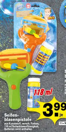 Krümet Sonderposten Seifenblasenpistole Angebot