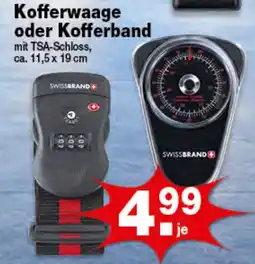 Krümet Sonderposten Kofferwaage oder Kofferband mit TSA-Schloss Angebot