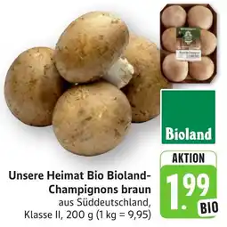 SBK Unsere Heimat Bio Bioland-Champignons braun Angebot