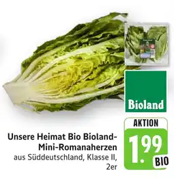 Schmidt's Märkte Unsere Heimat Bio Bioland-Mini-Romanaherzen Angebot