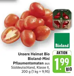 Schmidt's Märkte Unsere Heimat Bio Bioland-Mini Pflaumentomaten Angebot