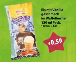 Mix Markt Bären-Becher Eis mit Vanille-geschmack Angebot
