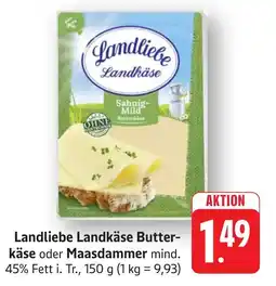 Schmidt's Märkte Landliebe Landkäse Butterkäse Angebot