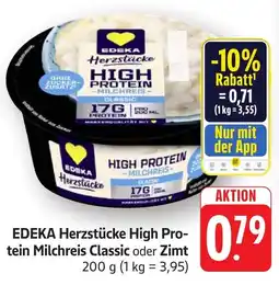 SBK EDEKA Herzstücke High Protein Milchreis Classic Angebot