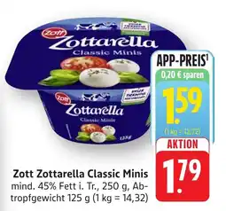 Schmidt's Märkte Zott Zottarella Classic Minis Angebot