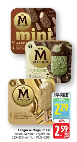 Schmidt's Märkte Langnese Magnum Eis Angebot