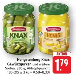 Schmidt's Märkte Hengstenberg Knax Gewürzgurken Angebot