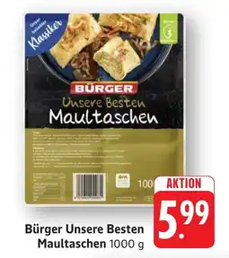 Schmidt's Märkte Bürger Unsere Besten Maultaschen Angebot