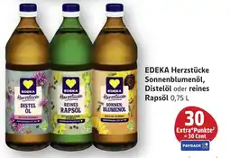 Schmidt's Märkte EDEKA Herzstücke Sonnenblumenöl, Distelöl oder reines Rapsöl Angebot