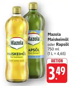 Schmidt's Märkte Mazola Maiskeimöl Angebot