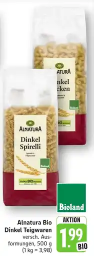 Schmidt's Märkte Alnatura Bio Dinkel Teigwaren Angebot