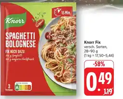 Schmidt's Märkte Knorr Spaghetti Bolognese Angebot