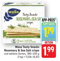 Schmidt's Märkte Wasa Tasty Snacks Rosemary & Sea Salt crisps Angebot