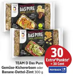 Schmidt's Märkte TEAM D Das Pure Gemüse-Kichererbsen oder Banane-Dattel-Zimt Angebot