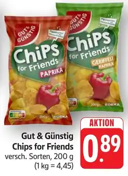 SBK Gut & Günstig Chips for Friends Angebot