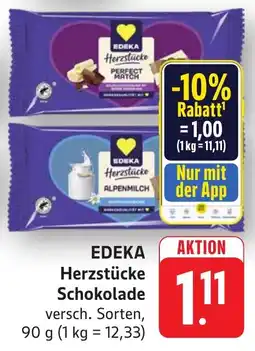 SBK EDEKA Herzstücke Schokolade Angebot