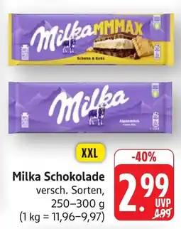 SBK Milka Schokolade Angebot