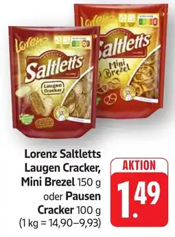 SBK Lorenz Saltletts Laugen Cracker, Mini Brezel Angebot