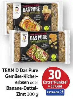 SBK TEAM D Das Pure Gemüse-Kichererbsen oder Banane-Dattel-Zimt Angebot