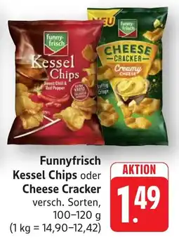 Schmidt's Märkte Funnyfrisch Kessel Chips oder Cheese Cracker Angebot
