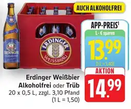 SBK Erdinger Weissbier Alkoholfrei oder Trub Angebot