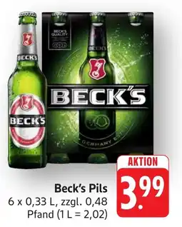 Schmidt's Märkte Beck's Pils Angebot