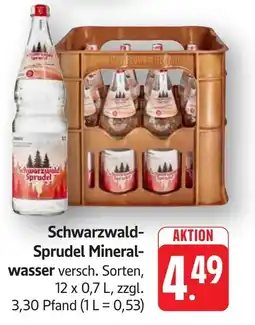 Schmidt's Märkte Schwarzwald-Sprudel Mineralwasser Angebot