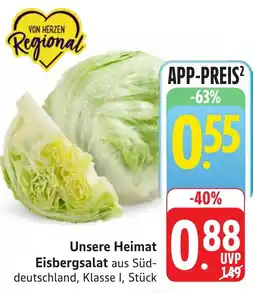 SBK Unsere Heimat Eisbergsalat Angebot