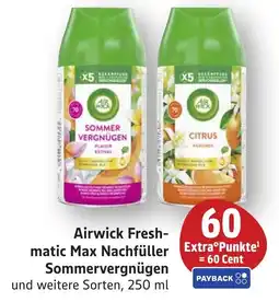 Schmidt's Märkte Airwick Freshmatic Max Nachfüller Angebot