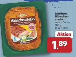 Combi Matthews hähnchen-steaks Angebot