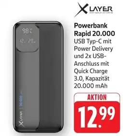 Schmidt's Märkte X LAYER Powerbank Rapid 20.000 Angebot