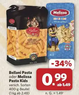 Combi Bellani oder melissa pasta oder pasta kids Angebot
